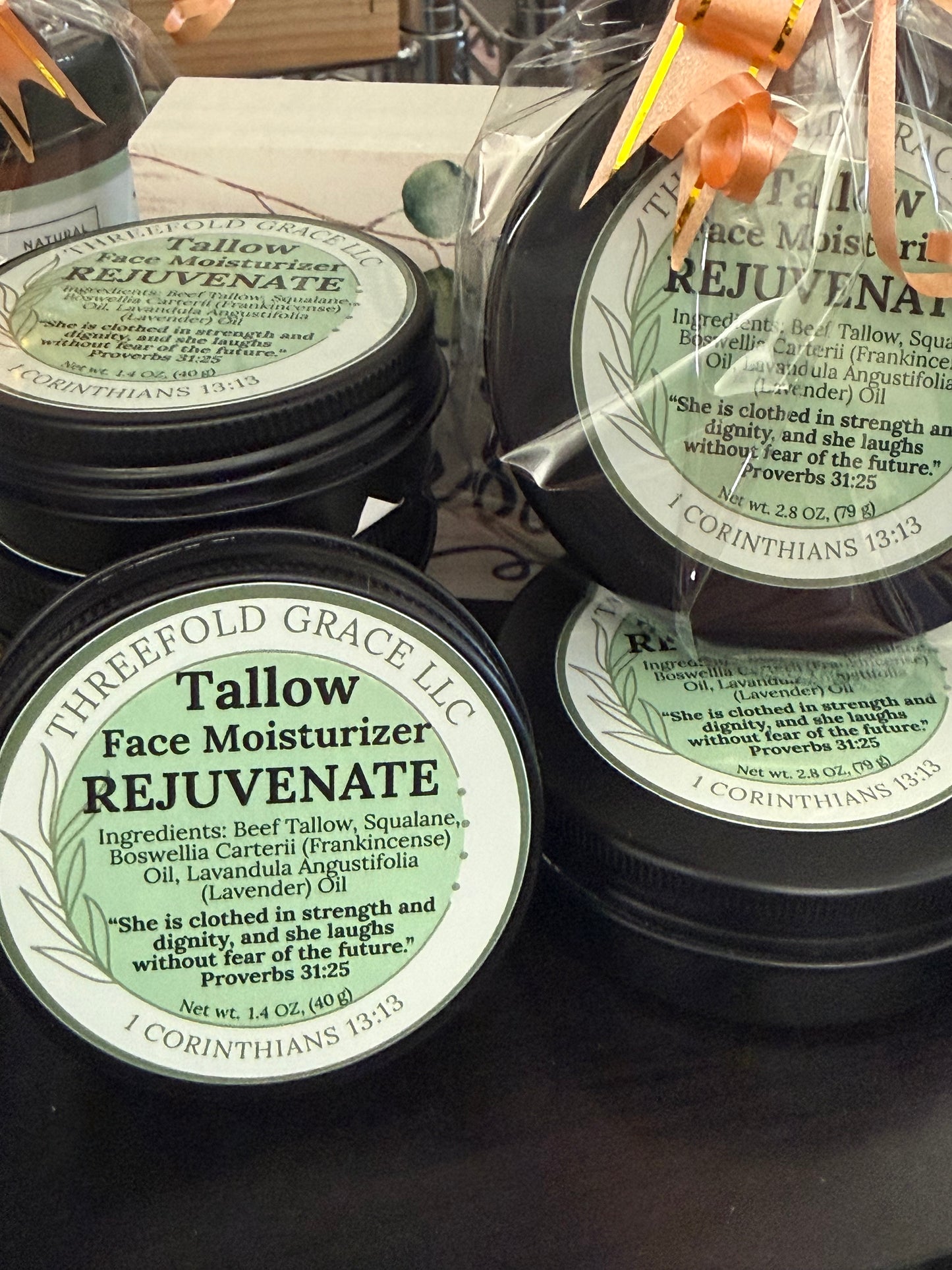 “Rejuvenate” Tallow Face Moisturizer