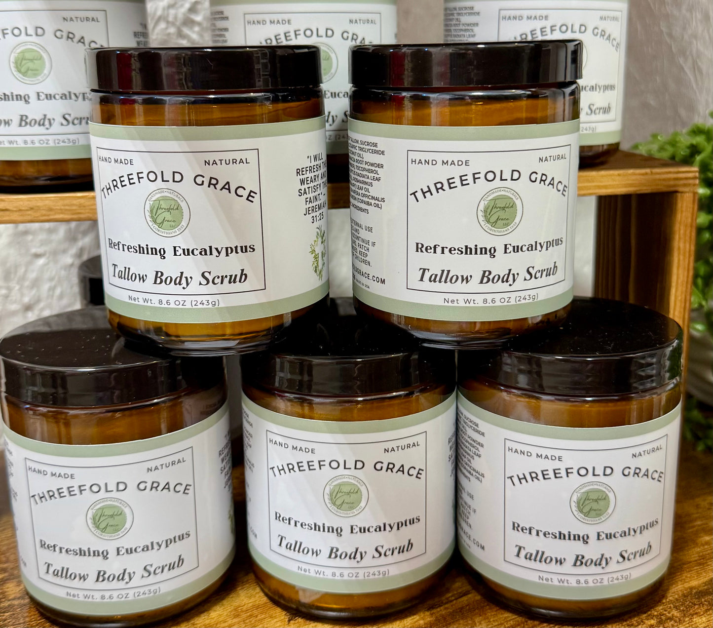 Refreshing Eucalyptus Body Scrub