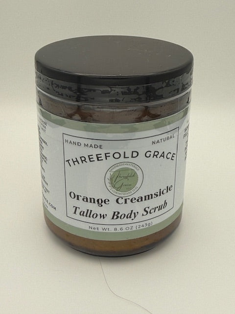 Orange Creamsicle Tallow Body Scrub