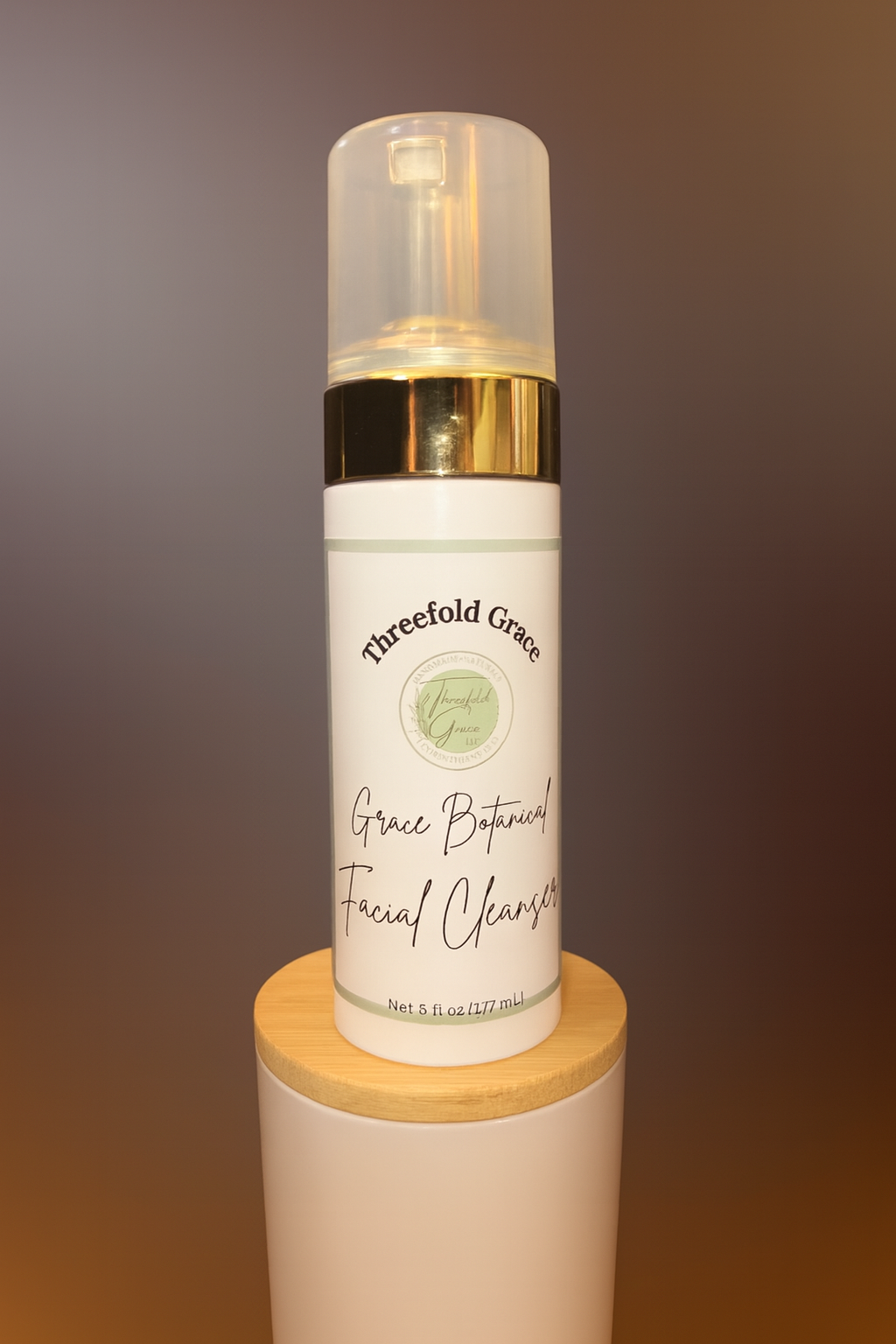 pro vitamin botanical face cleanser in foaming pump bottle