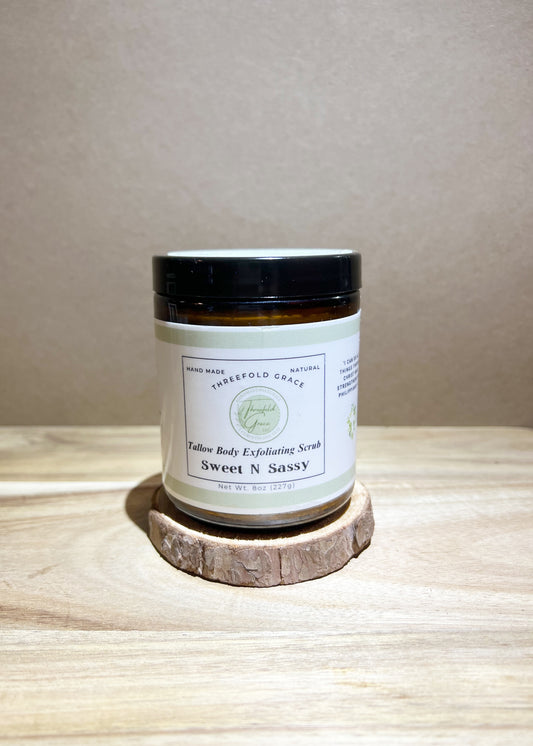 🍉 Sweet N Sassy Tallow Body Scrub