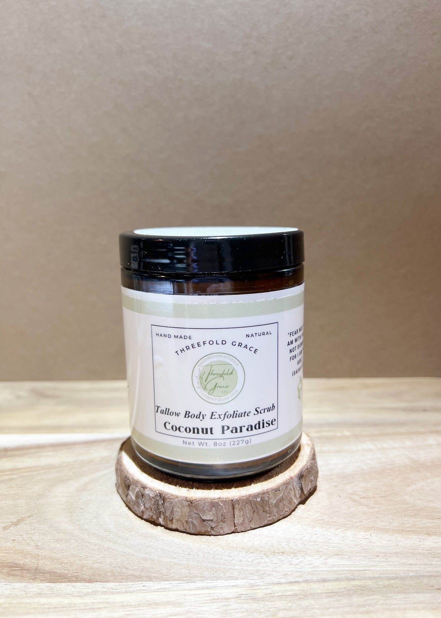 Coconut Paradise Tallow Body Scrub