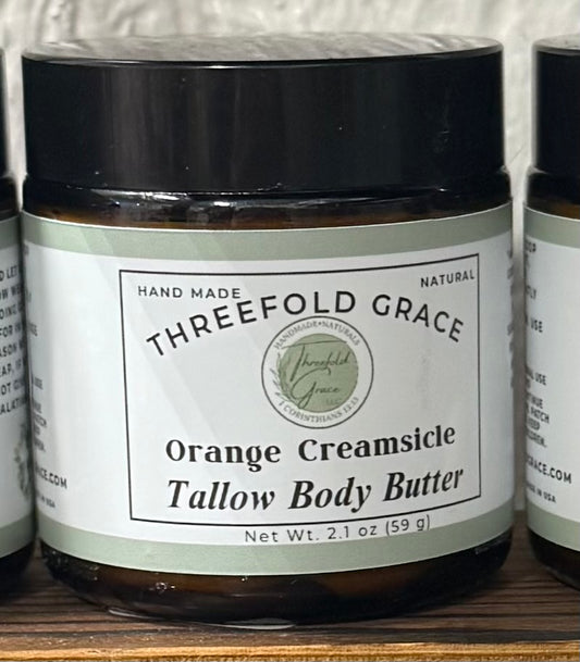 Orange Creamsicle Tallow  Body Butter