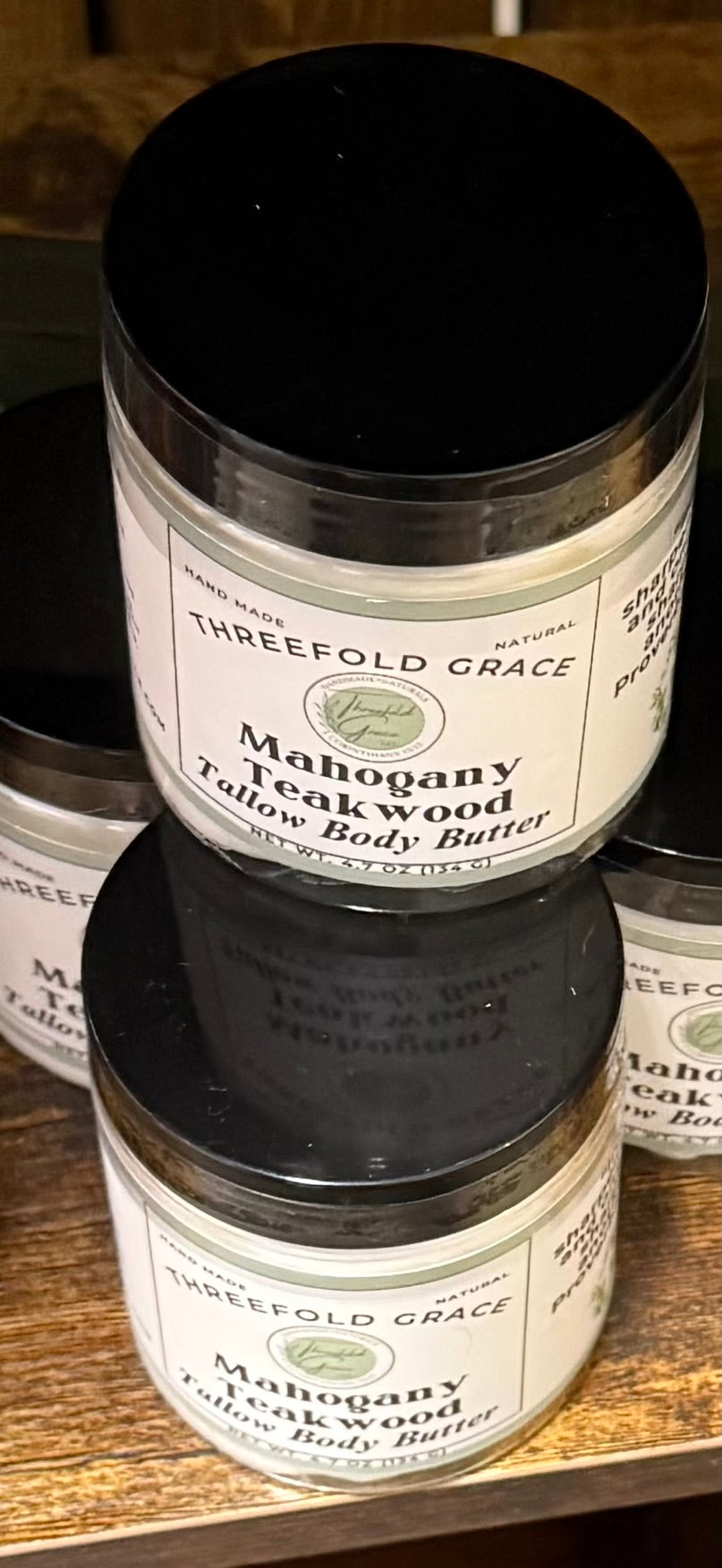 Mahogany Teakwood Tallow Body Butter