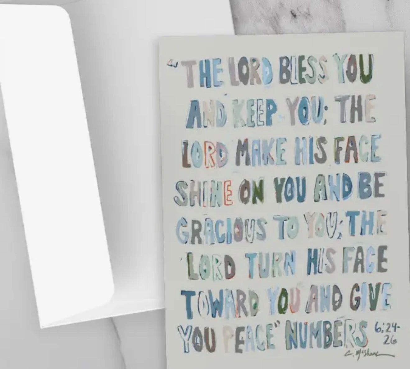 “Bless You” Framable Card