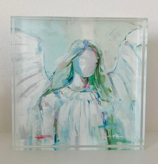 “To Protect You” angel acrylic