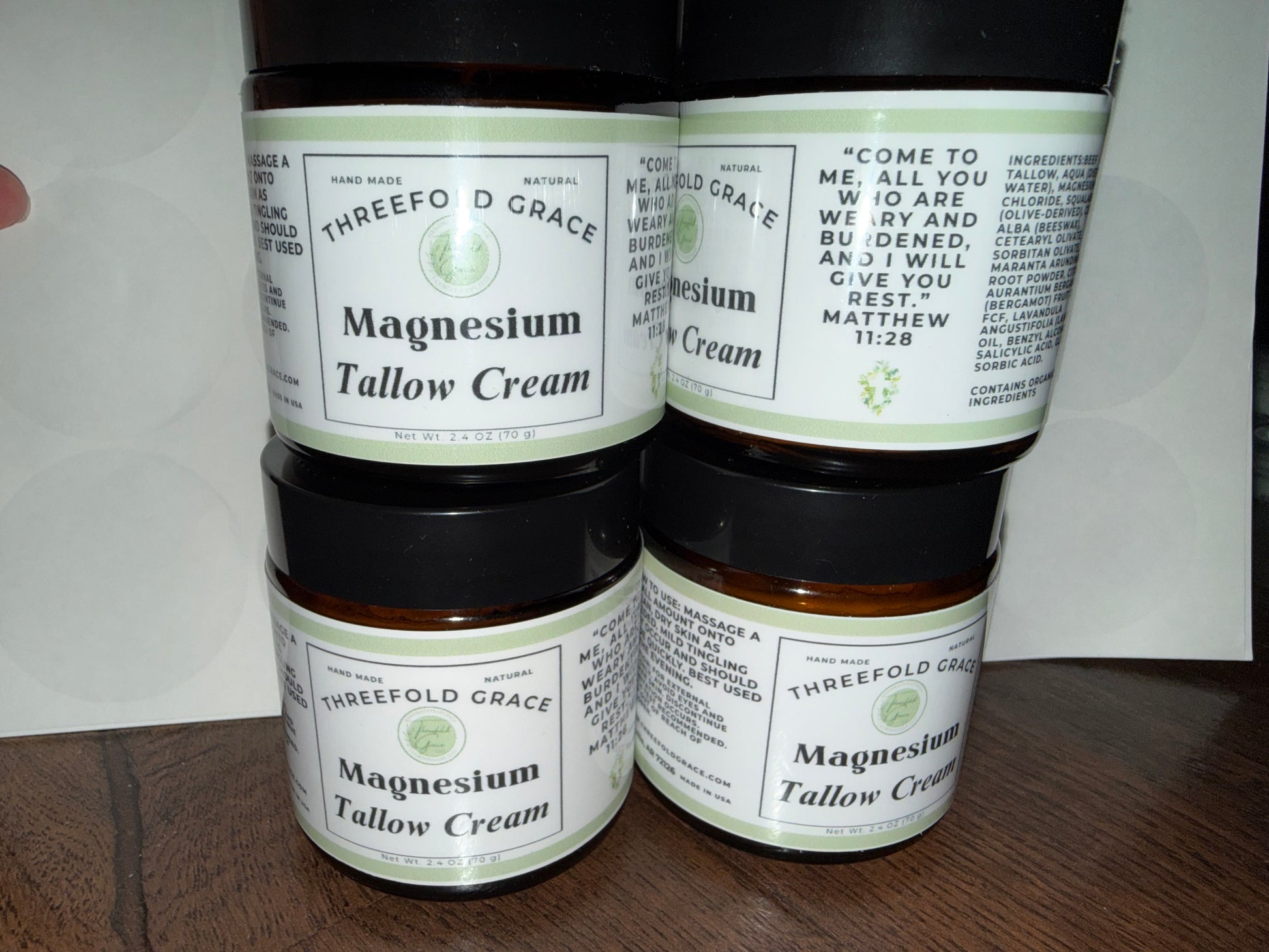 magnesium tallow cream with lavender and bergamot for magnesium deficiency