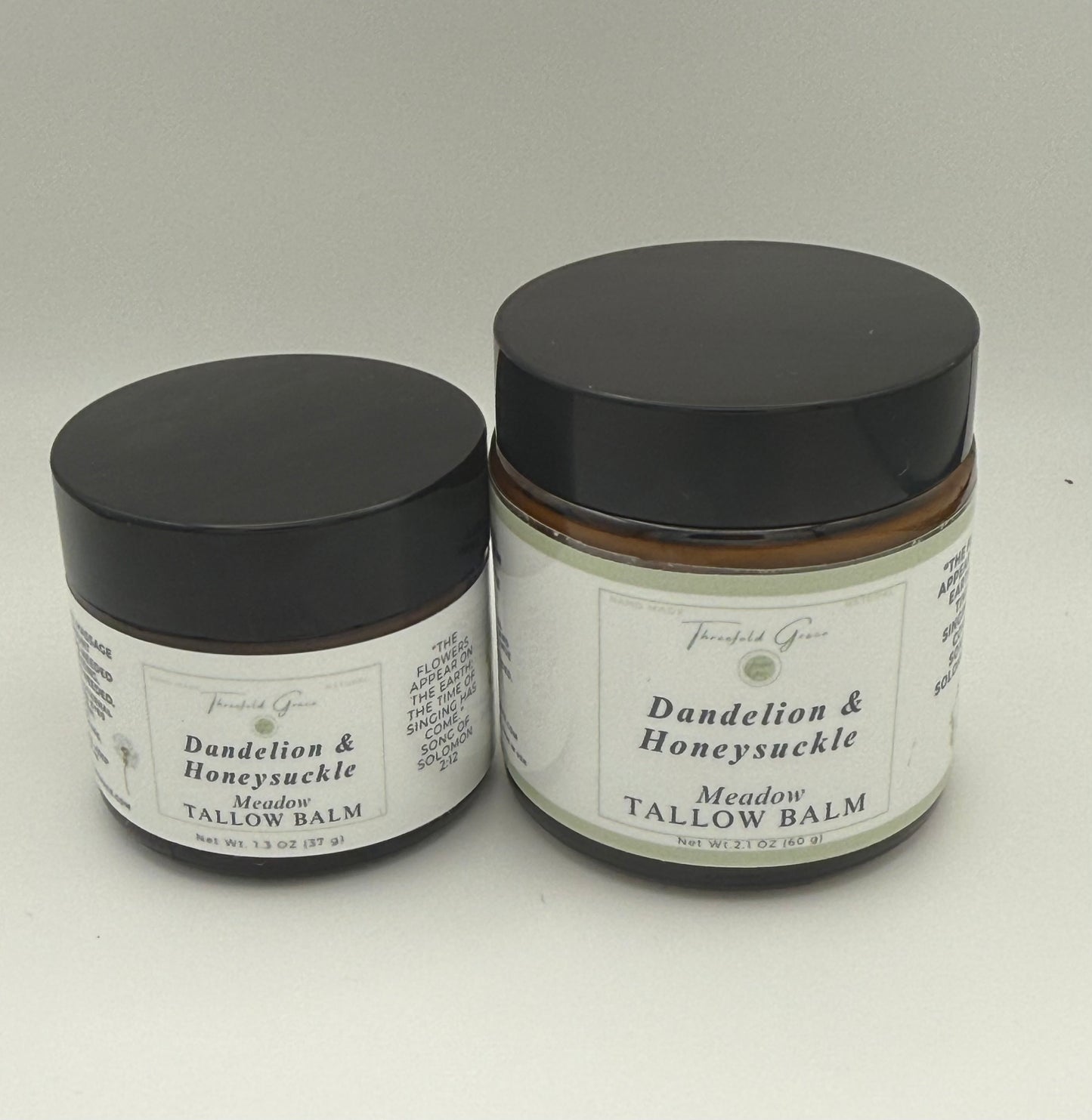 🌼 Dandelion & Honeysuckle Meadow Tallow Balm