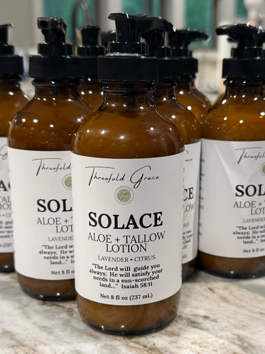 “Solace” Aloe + Tallow Lotion